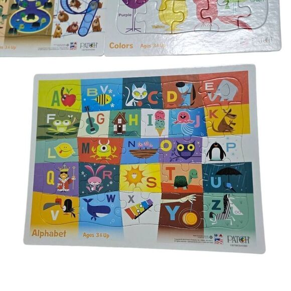 4 Patch Toy learning puzzles 3+ - Picture 3 of 5